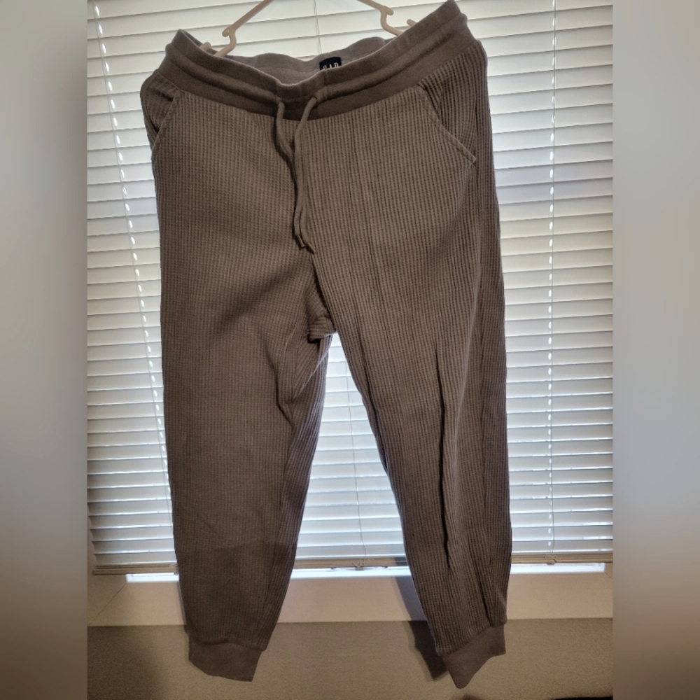 Gap grey waffle knit joggers